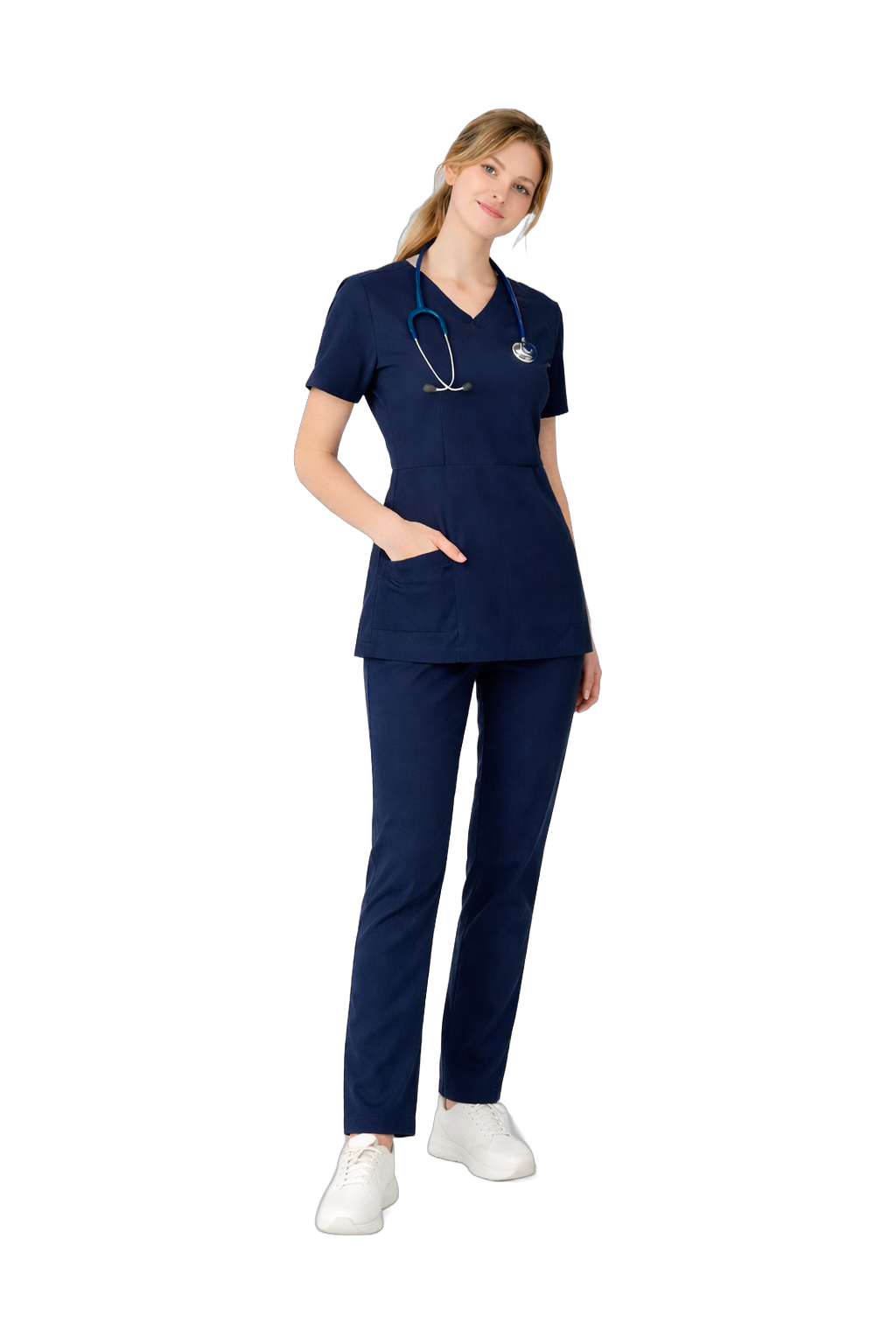 Uniformă medicală damă – bluză + pantalon 2